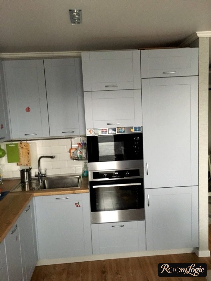 light gray kitchen design