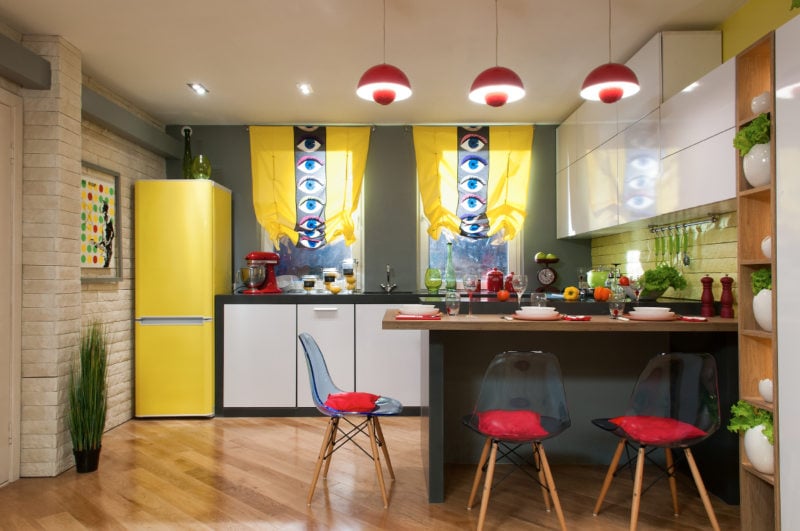light kitsch on the kitchen