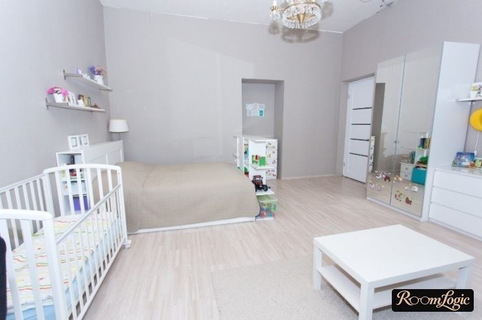 Light modern bedroom-nursery