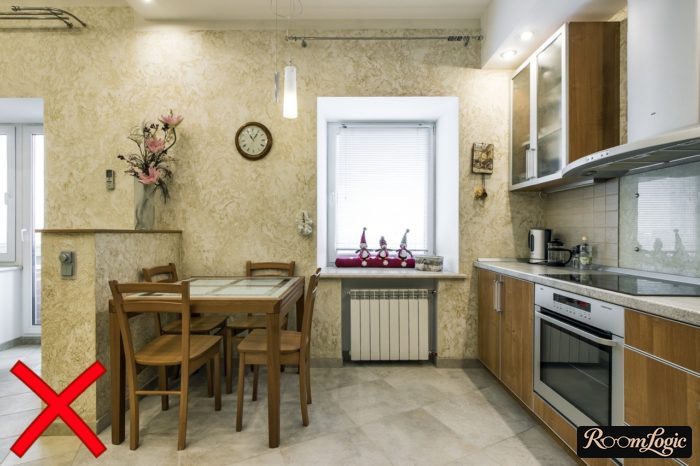 liquid wallpaper cannot be washed and is not suitable for the kitchen