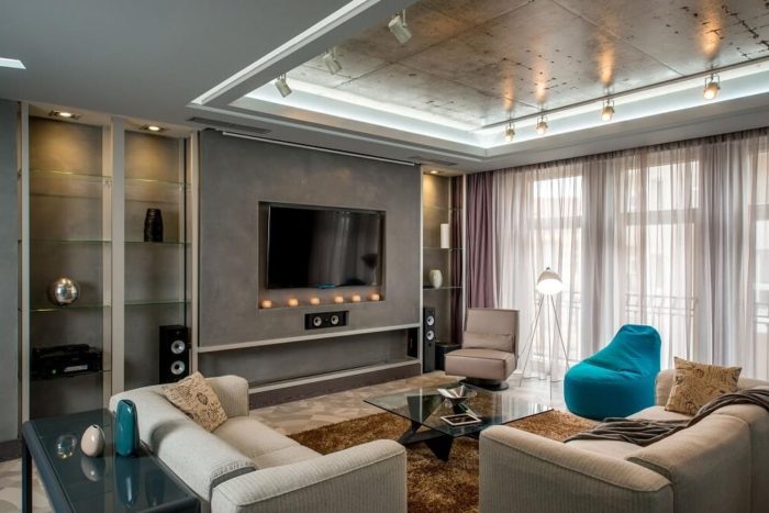 loft-style living room