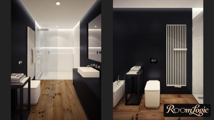 loft-style towel rack for bathroom