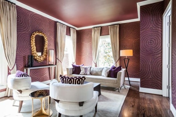 luxury in the design of the living room