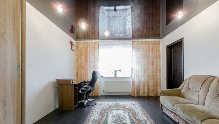mirror black stretch ceiling