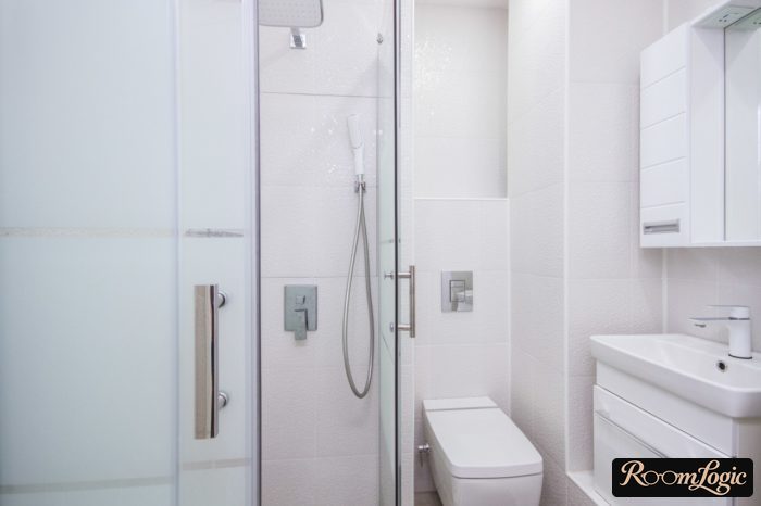 modern bathroom design without a bathtub