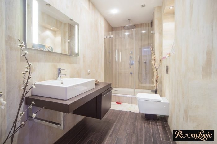 modern bathroom finish