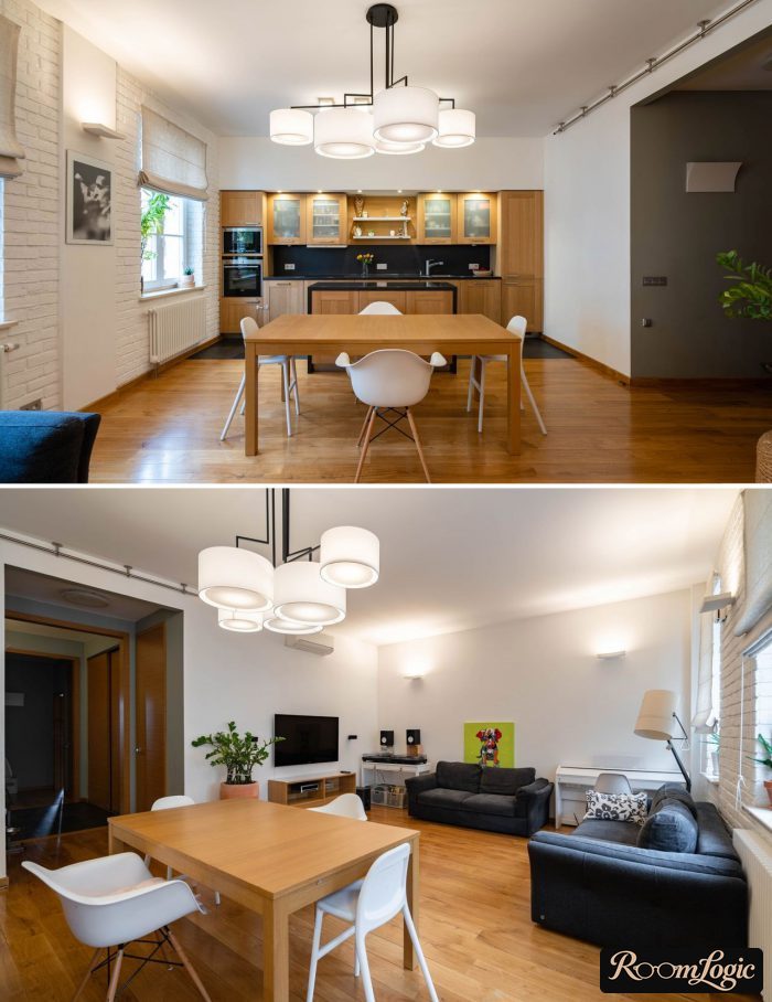 modern ceiling with chandelier