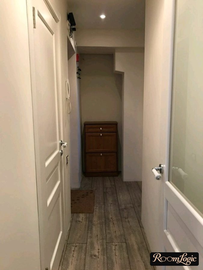 modern classic in hallway