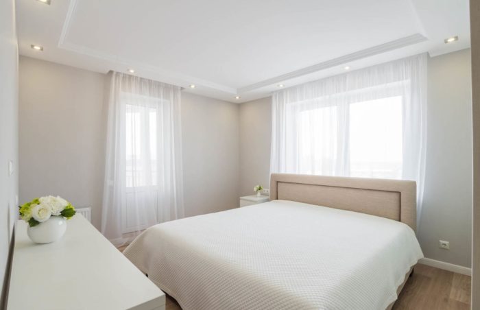 modern classic minimalist bedroom