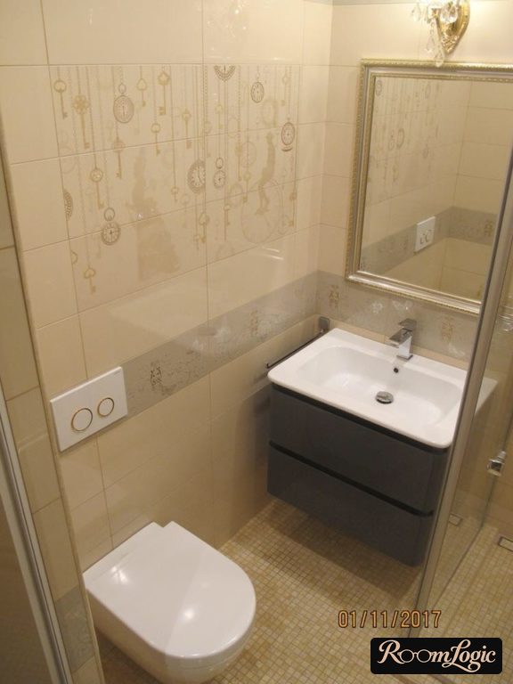 modern classic small bathroom design