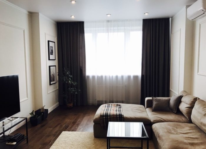 modern classic small living room