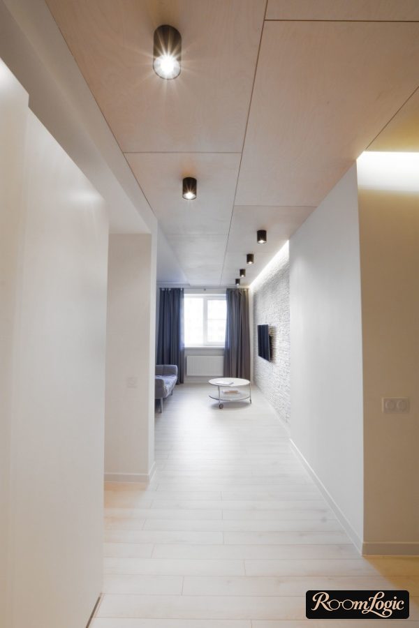 modern design of a large hallway