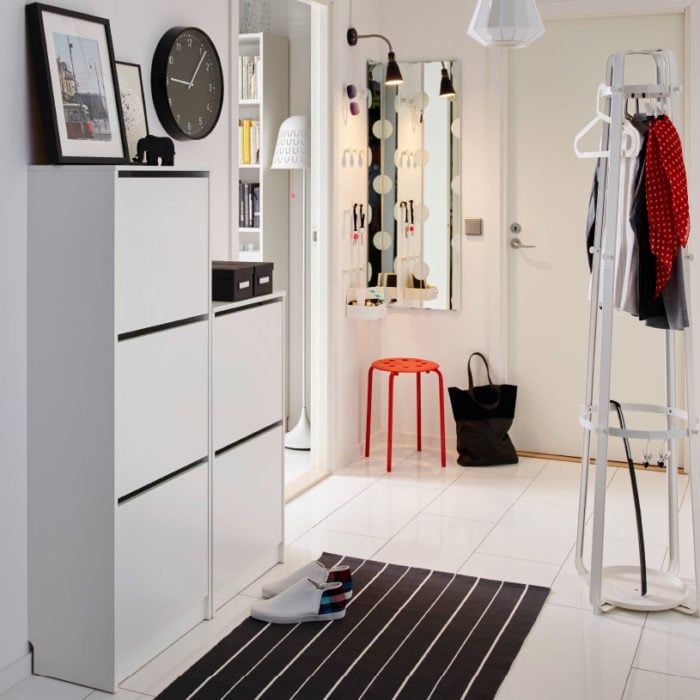 Modern entryway interior