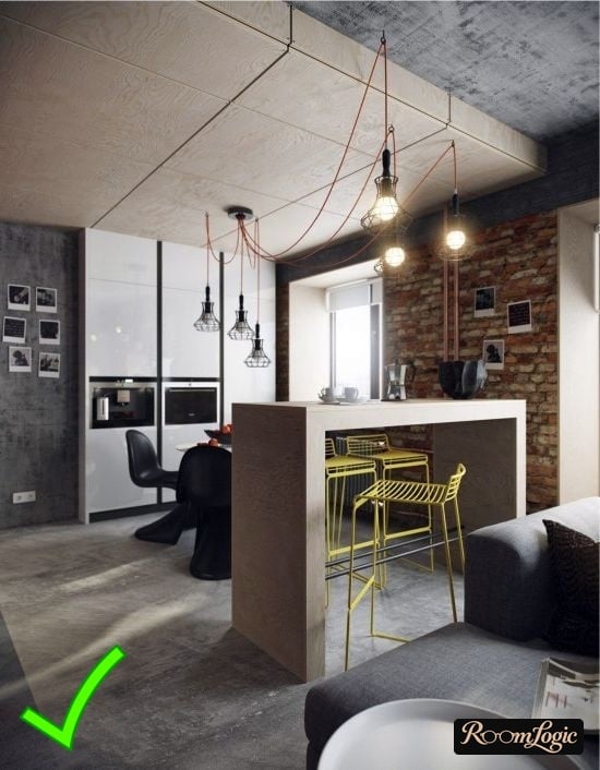 modern high-tech kitchen design