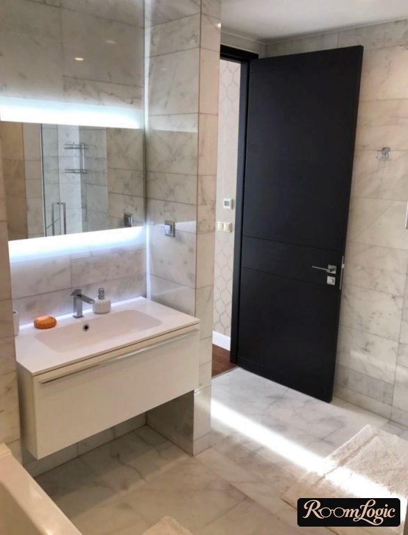 modern idea for bathroom - suspended vanity