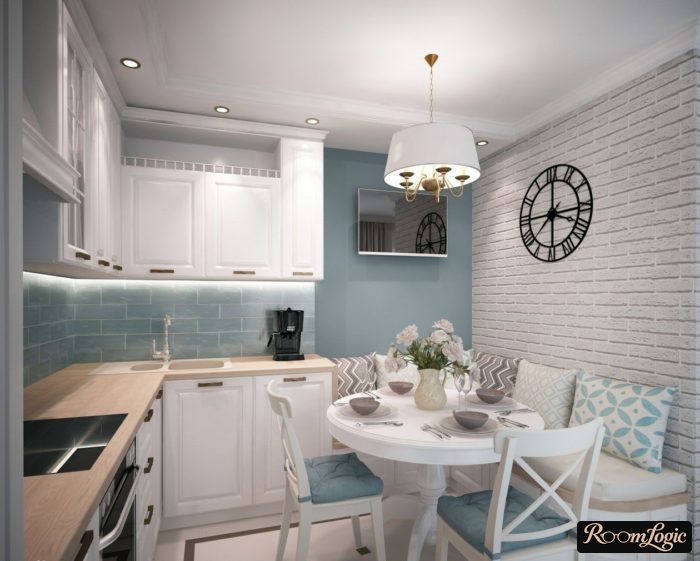 modern kitchen design 110 square feet with sofa