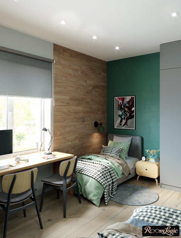 modern scandi kids' room design