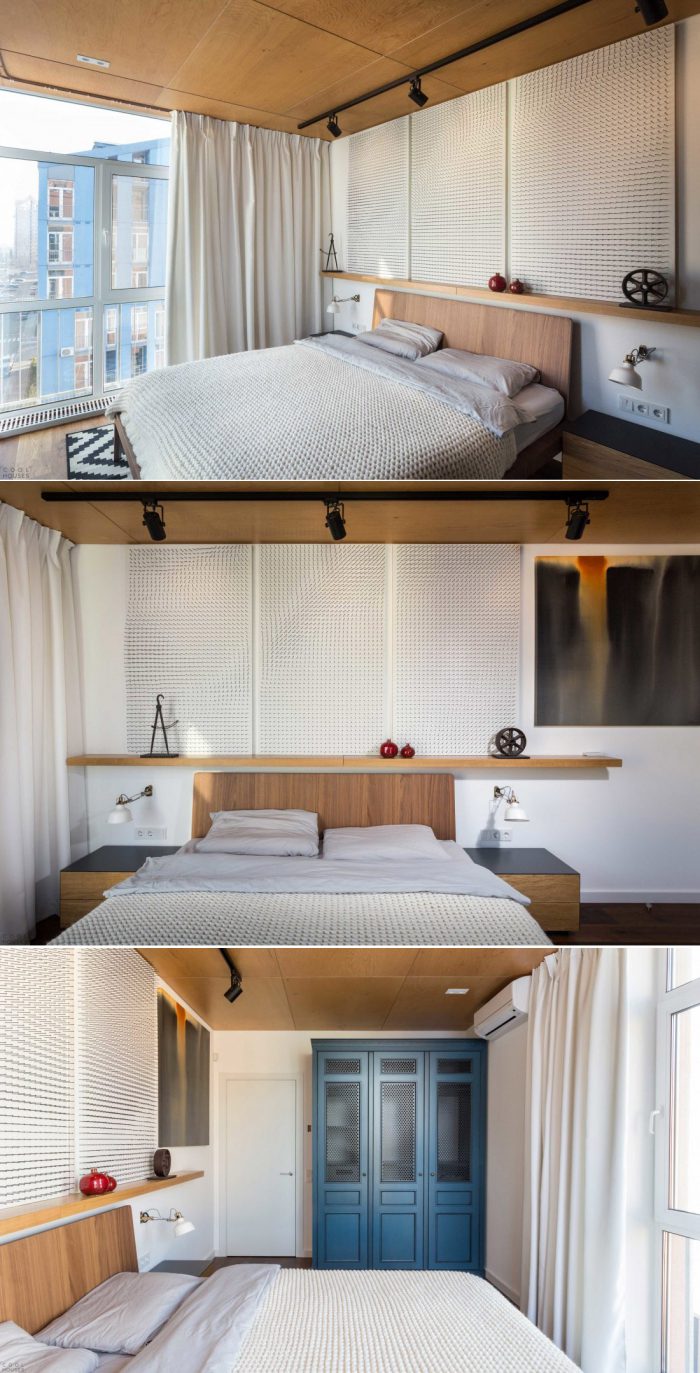 modern scandi styled bedroom