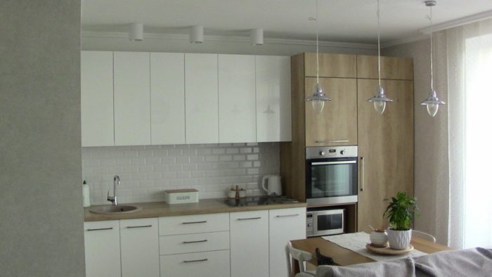 modern white kitchen