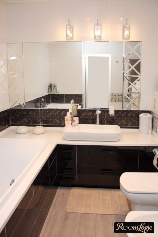 monolithic design small bathroom