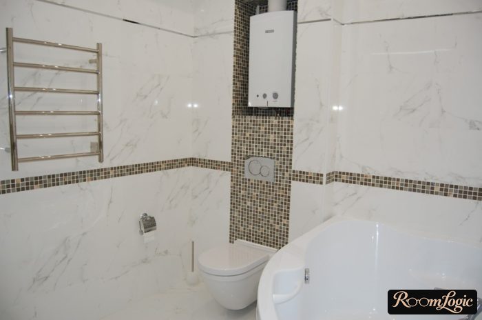 mosaic for bathroom wall zoning