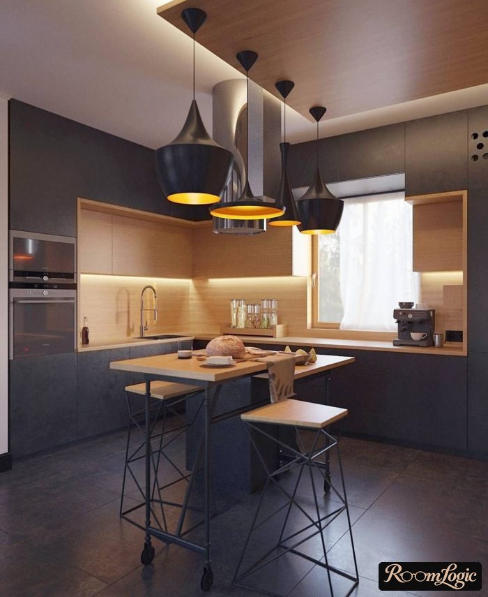 natural color scheme in kitchen design