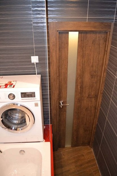 No space for washer in bathroom