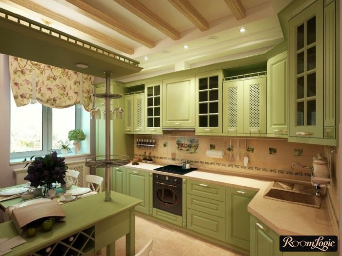 olive kitchen in provence style