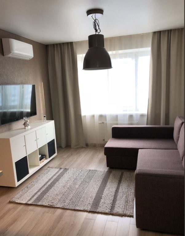 one-bedroom apartment converted into two-bedroom
