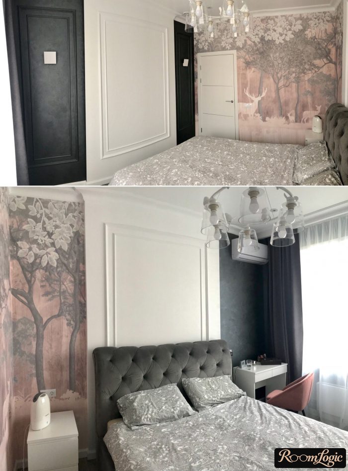 pale pink in the bedroom