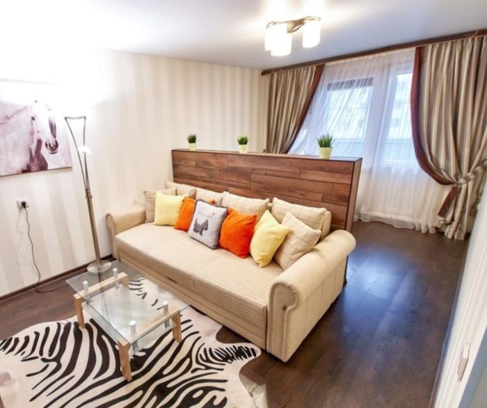 partition between bedroom and kids’ room in one room
