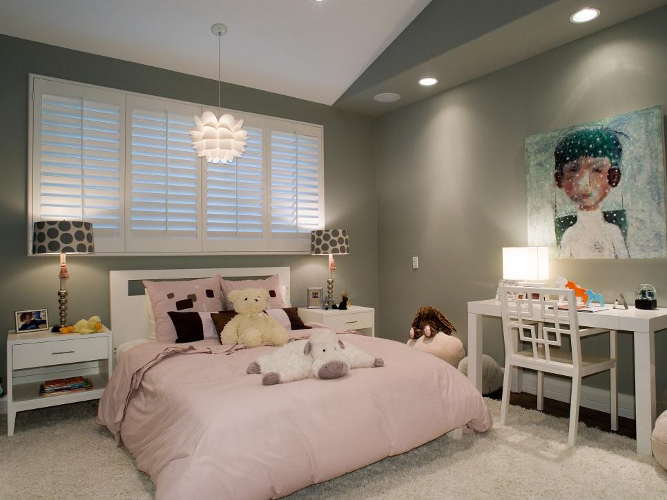 pastel-colored girl's room