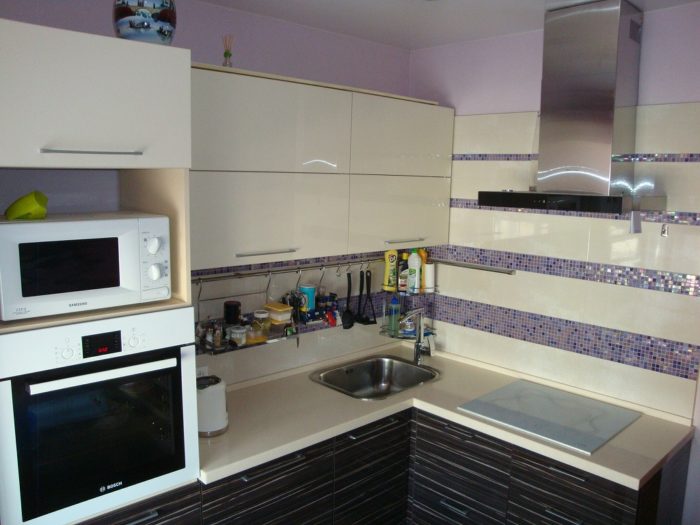 photo of railings on a small kitchen
