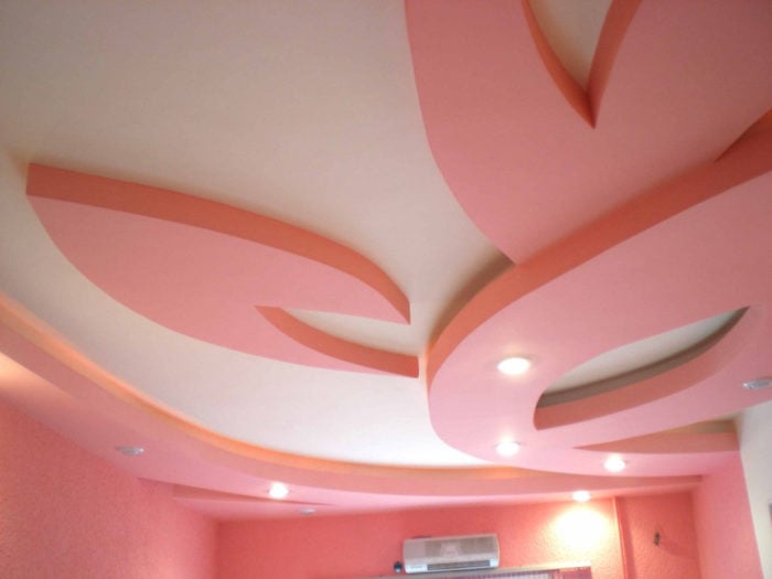 pink figurative suspended ceiling