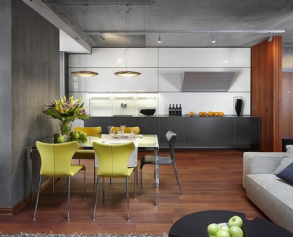 private house design in constructivism style