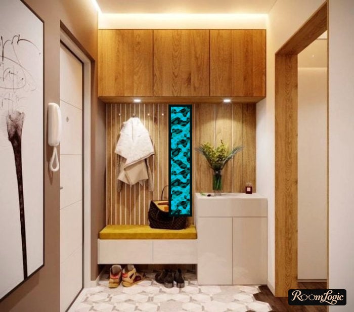 Ready layout of modular furniture for the entryway