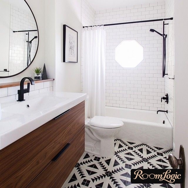 real scandi bathroom