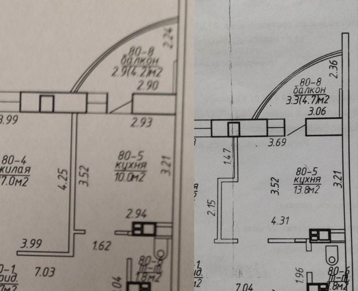 Reconfiguration of a 110-square-foot kitchen