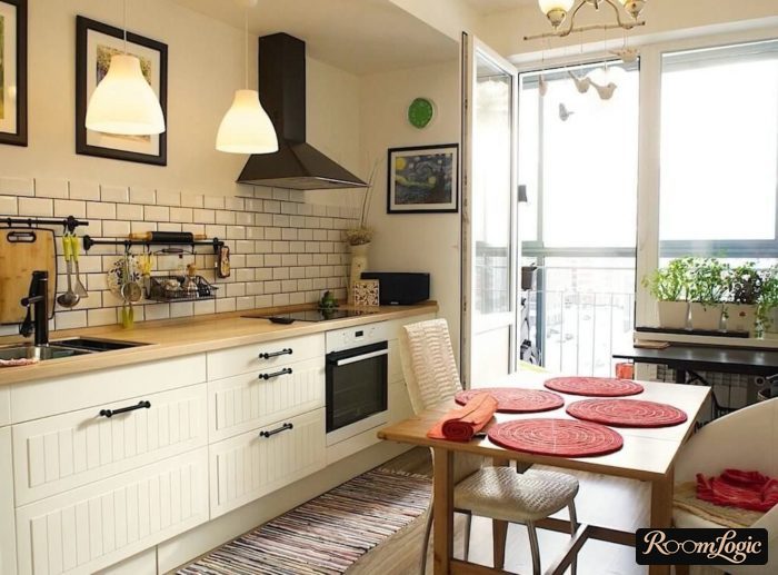 rectangle kitchen interior 130 square feet