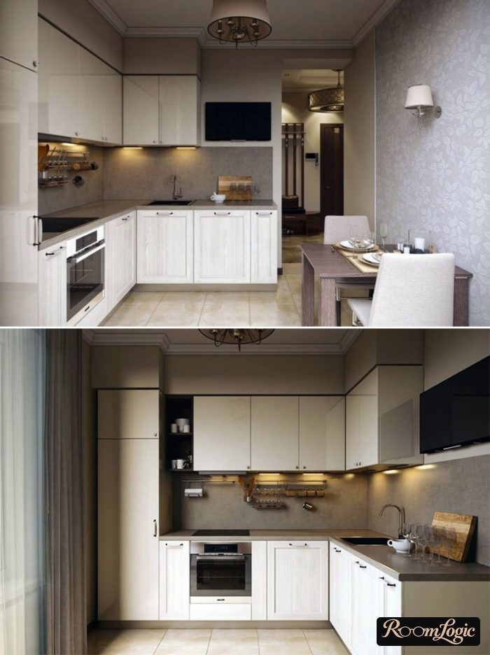 rectangular kitchen design 130 square feet