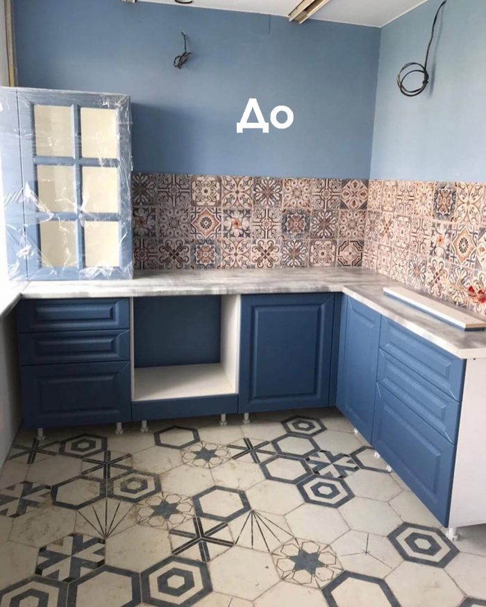remodel until in scandi style on kitchen