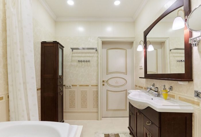 Rockko in the bathroom interior