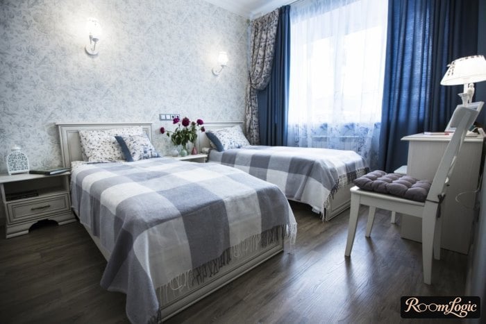 room for two teenage girls in provence style