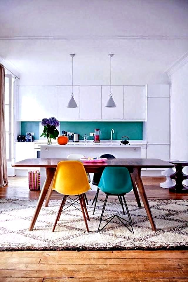 scandinavian kitchen interior photo