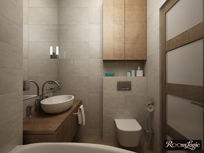 scandinavian style combination of gray and wood