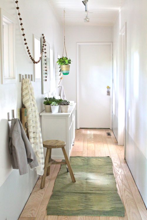 scandinavian style entryway