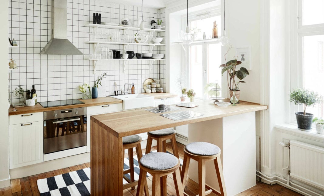 scandinavian style kitchen