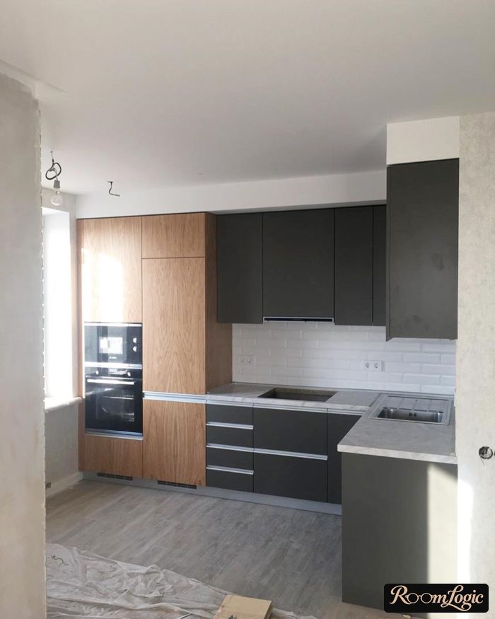 scandinavian style kitchen 100 square feet