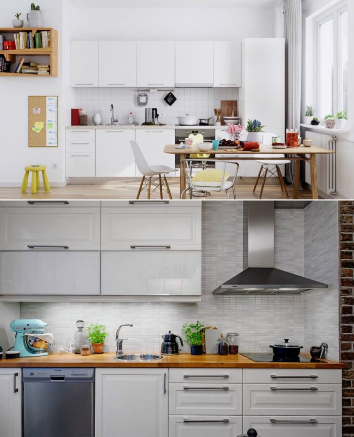 scandinavian-style kitchen
