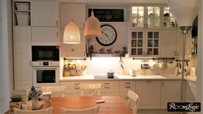 scandinavian style kitchen interior photo
